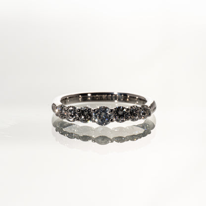 ダイヤモンド1.00ct Pt900 ハーフエタニティリング