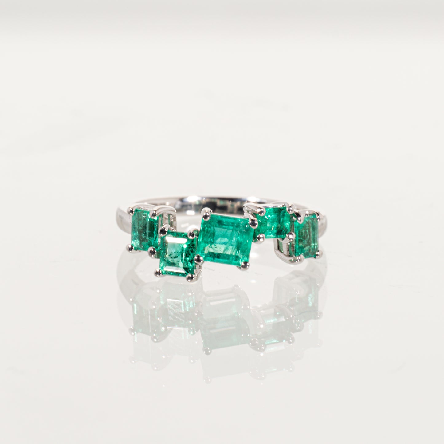 GSTV エメラルド1.00ct Pt950 リング