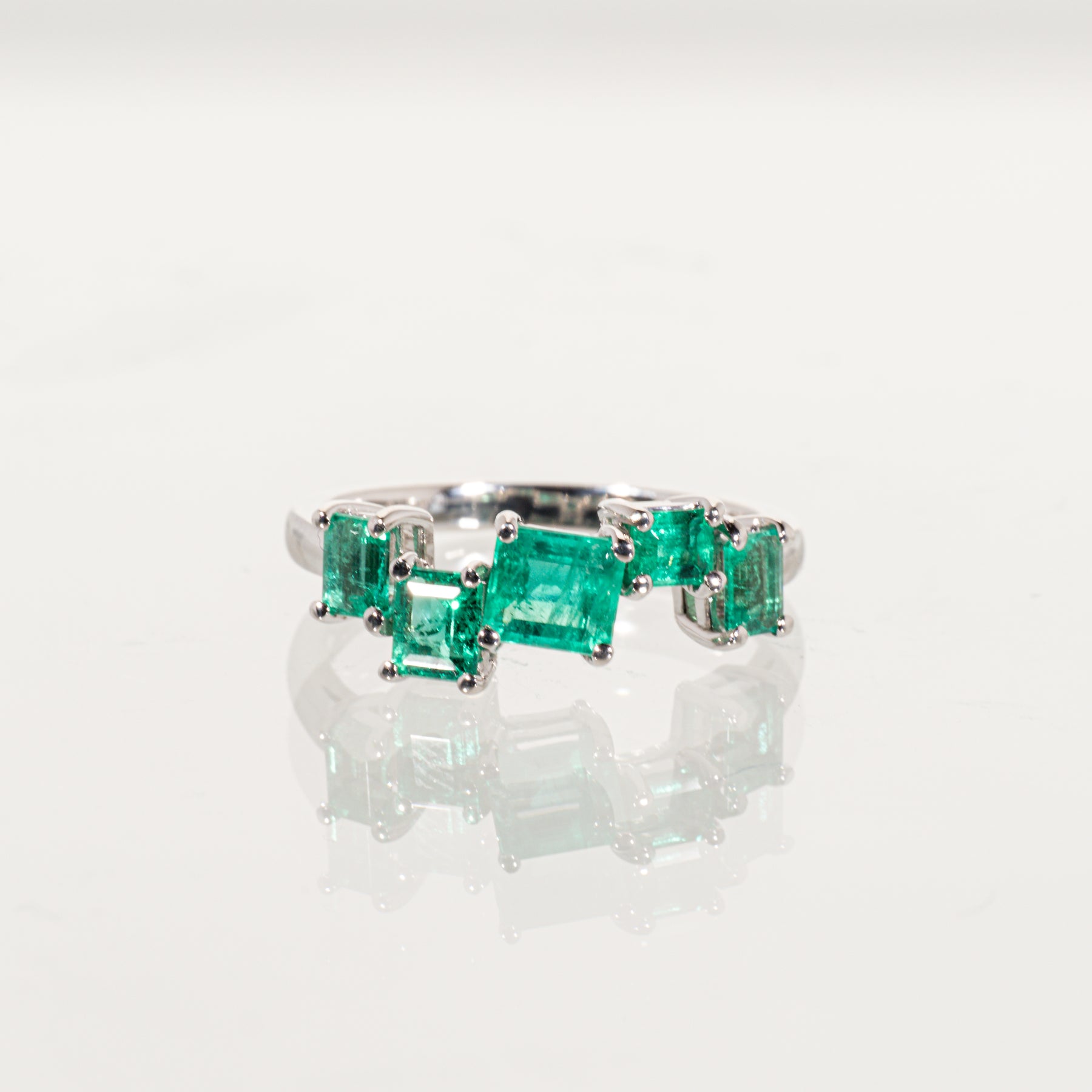 GSTV エメラルド1.00ct Pt950 リング