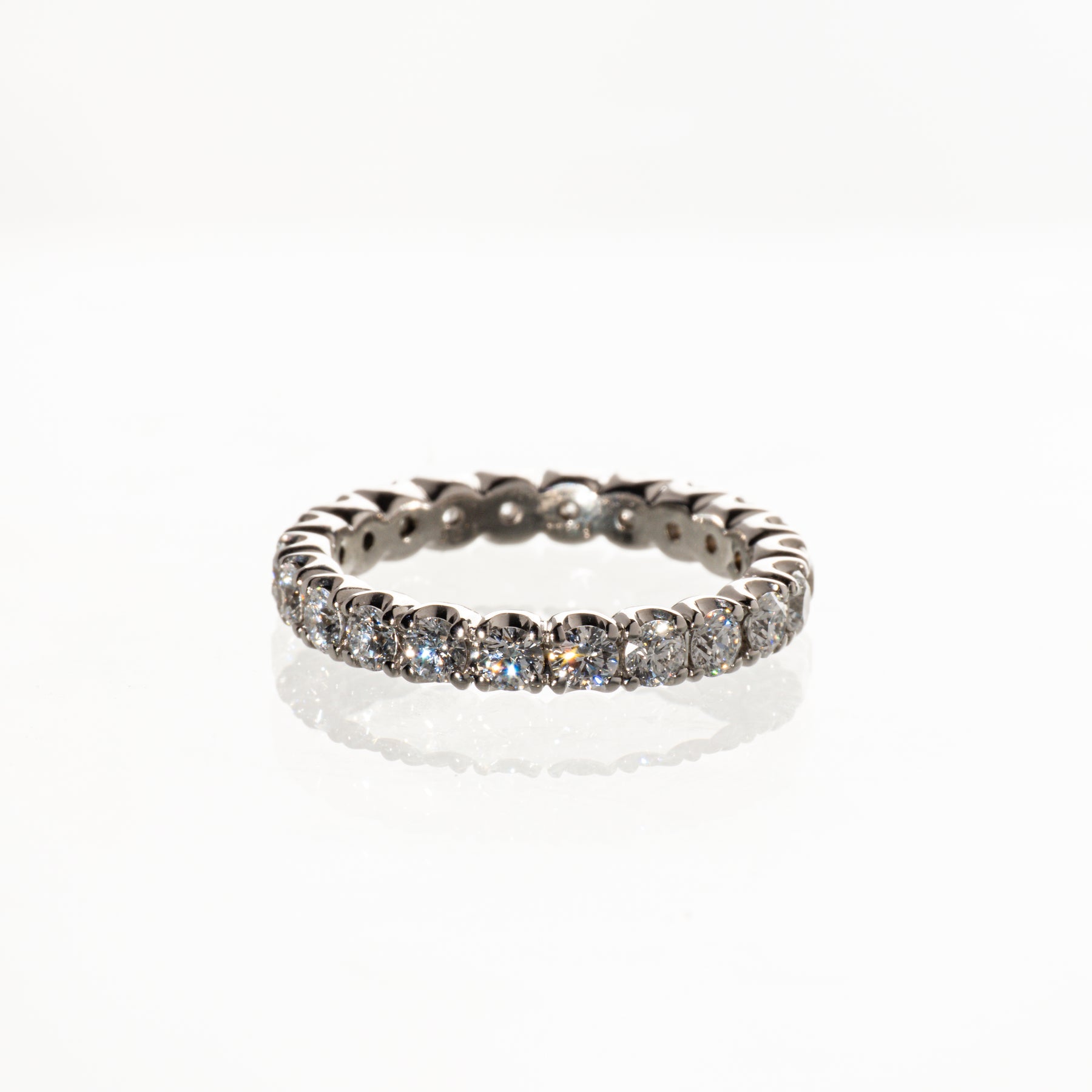 ダイヤモンド1.30ct Pt900 フルエタニティリング