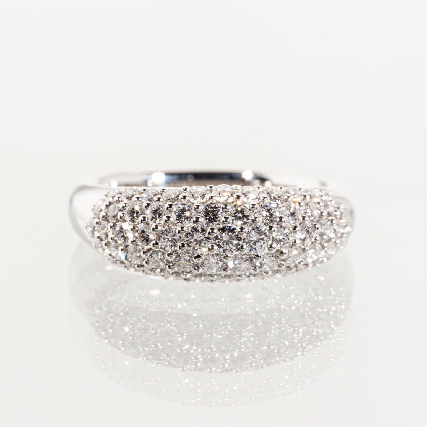 POLA ダイヤモンド1.10ct Pt900 パヴェリング