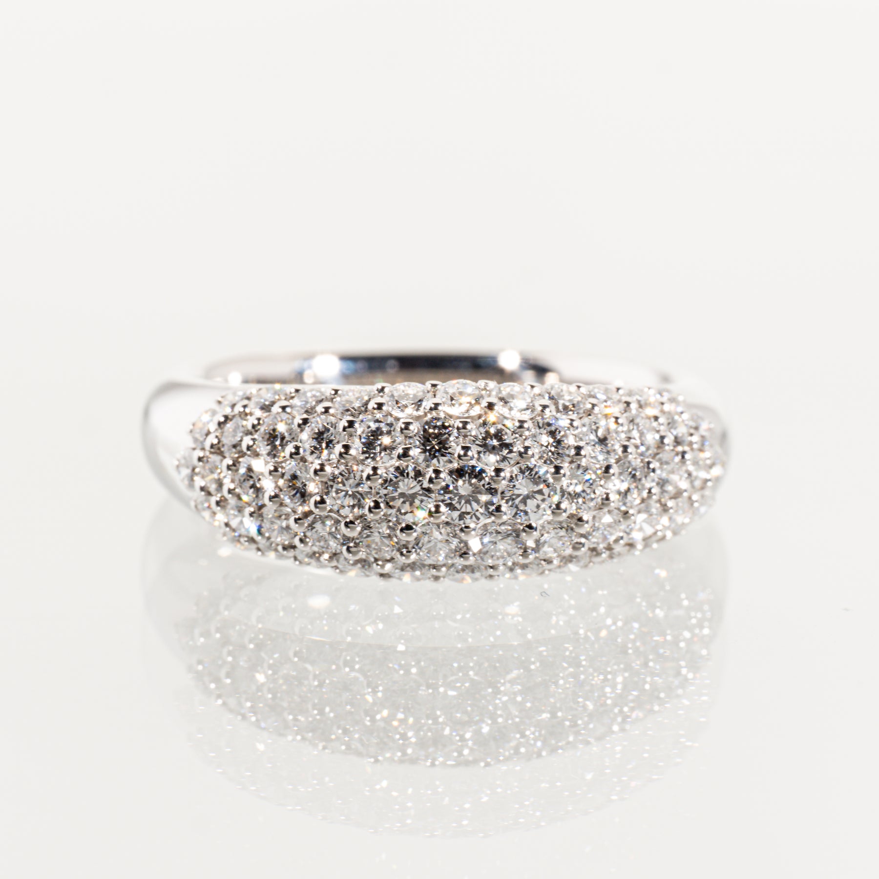 POLA ダイヤモンド1.10ct Pt900 パヴェリング
