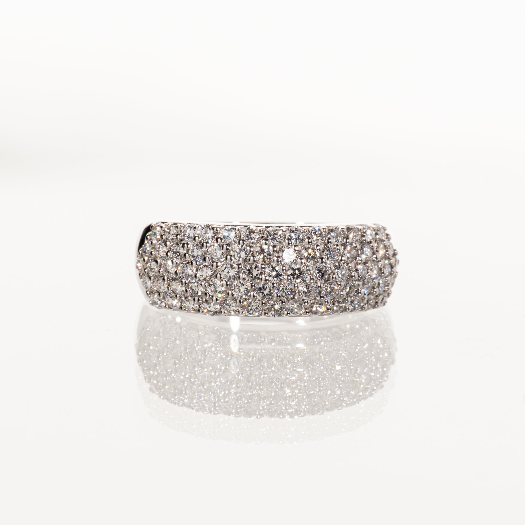 ダイヤモンド1.00ct Pt900 パヴェリング