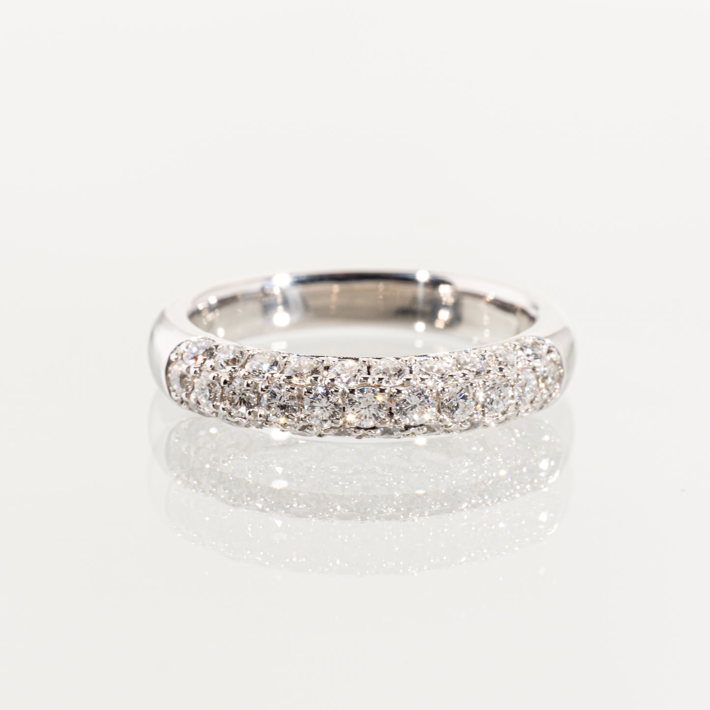 DIAMOND SHIRAISHI ダイヤモンド0.650ct Pt900 パヴェリング