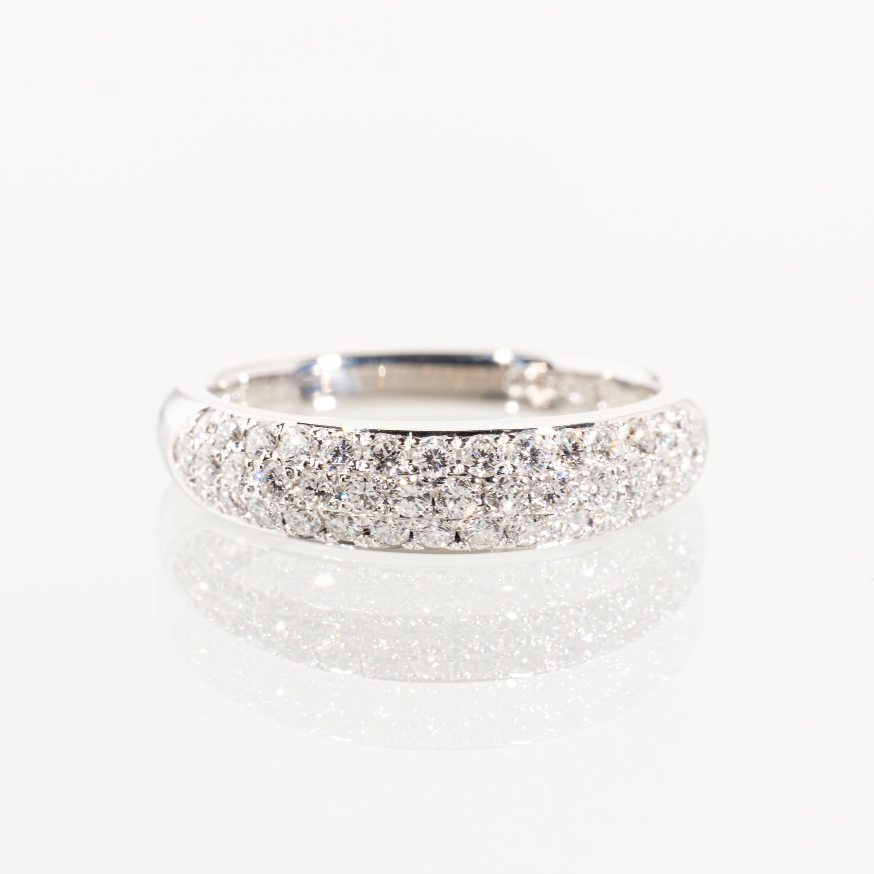 MONNICKENDAM ダイヤモンド0.90ct Pt900 パヴェリング