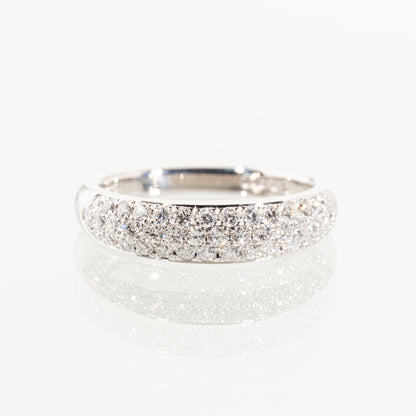 MONNICKENDAM ダイヤモンド0.90ct Pt900 パヴェリング
