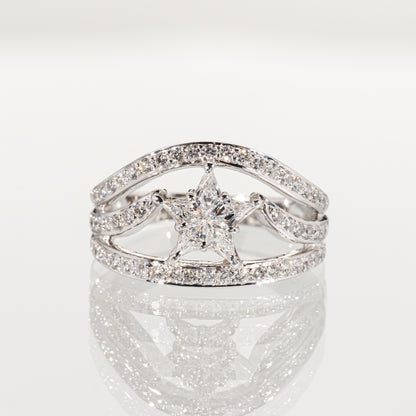 ダイヤモンド1.20ct 750 シューティングスターリング