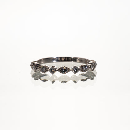 Ponte Vecchio ダイヤモンド0.27ct K18WG リング