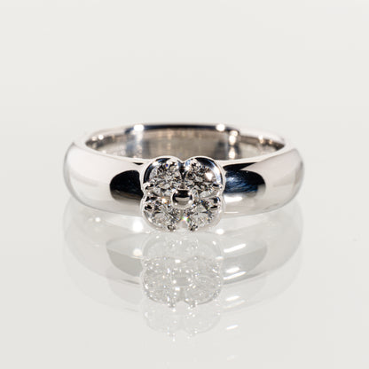 MIKIMOTO ダイヤモンド0.29ct Pt950 クローバーリング
