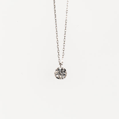 ダイヤモンド0.166ct Pt900/Pt850 プチネックレス