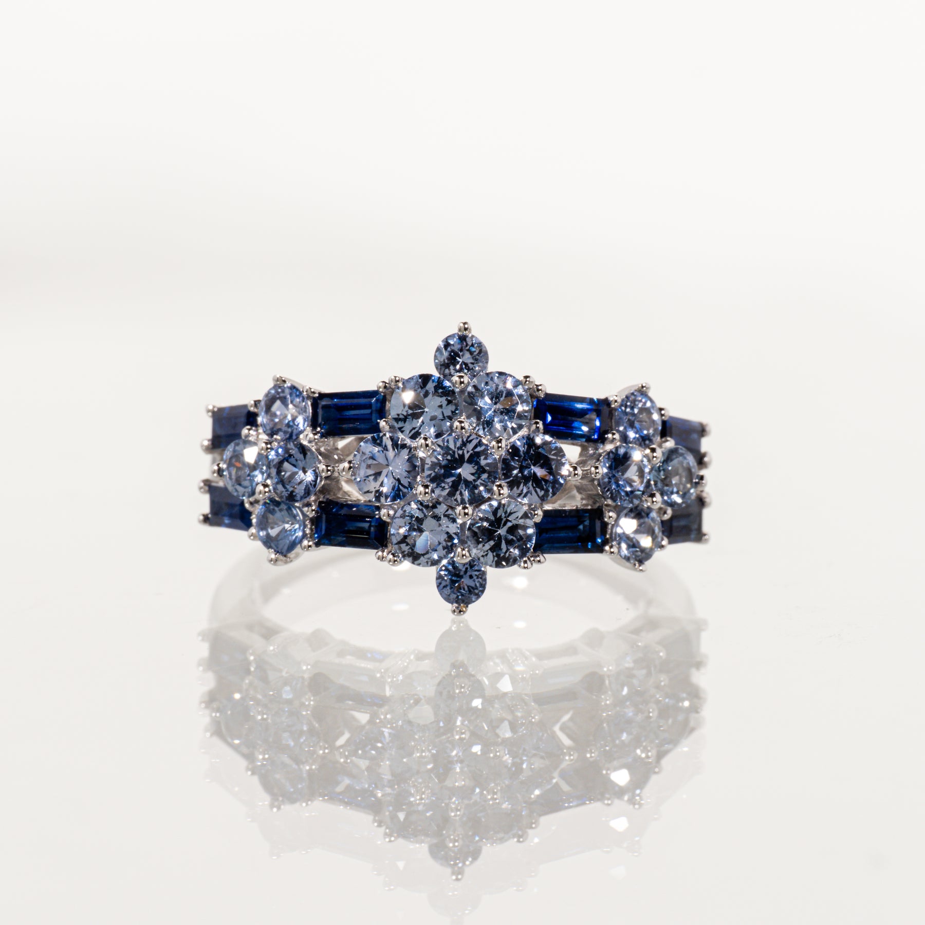 サファイア2.00ct K18WG リング
