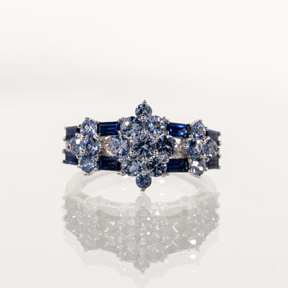 サファイア2.00ct K18WG リング