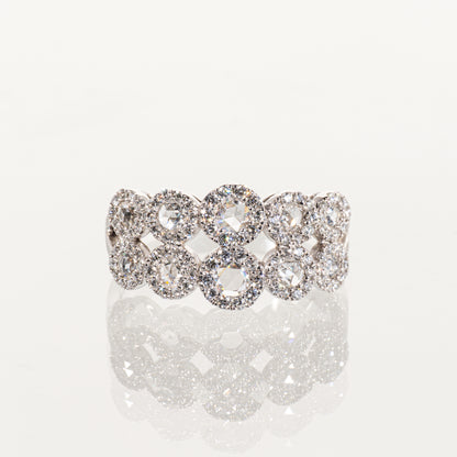 ダイヤモンド1.00ct Pt900 ヘイローリング