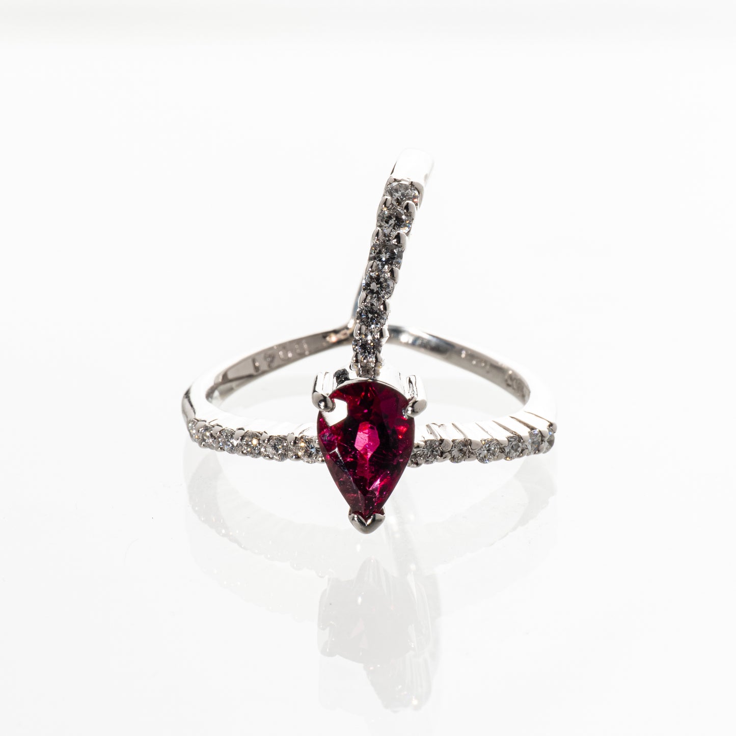 KARATI ルベライト1.23ct ダイヤモンド0.41ct Pt900 リング