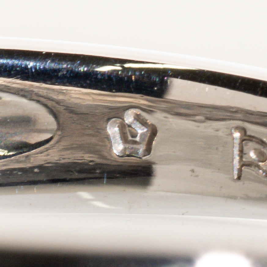 星の砂 ダイヤモンド0.30ct Pt1000 パヴェハーフエタニティリング