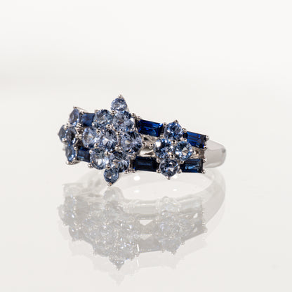 サファイア2.00ct K18WG リング