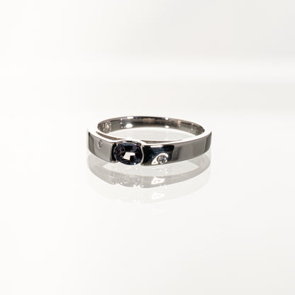アレキサンドライト0.27ct ダイヤモンド0.02ct Pt900 リング