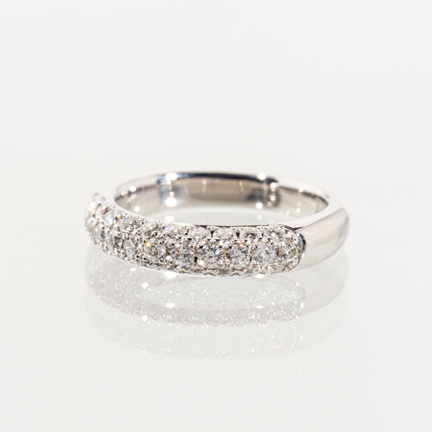 DIAMOND SHIRAISHI ダイヤモンド0.650ct Pt900 パヴェリング