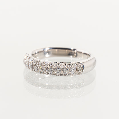 DIAMOND SHIRAISHI ダイヤモンド0.650ct Pt900 パヴェリング