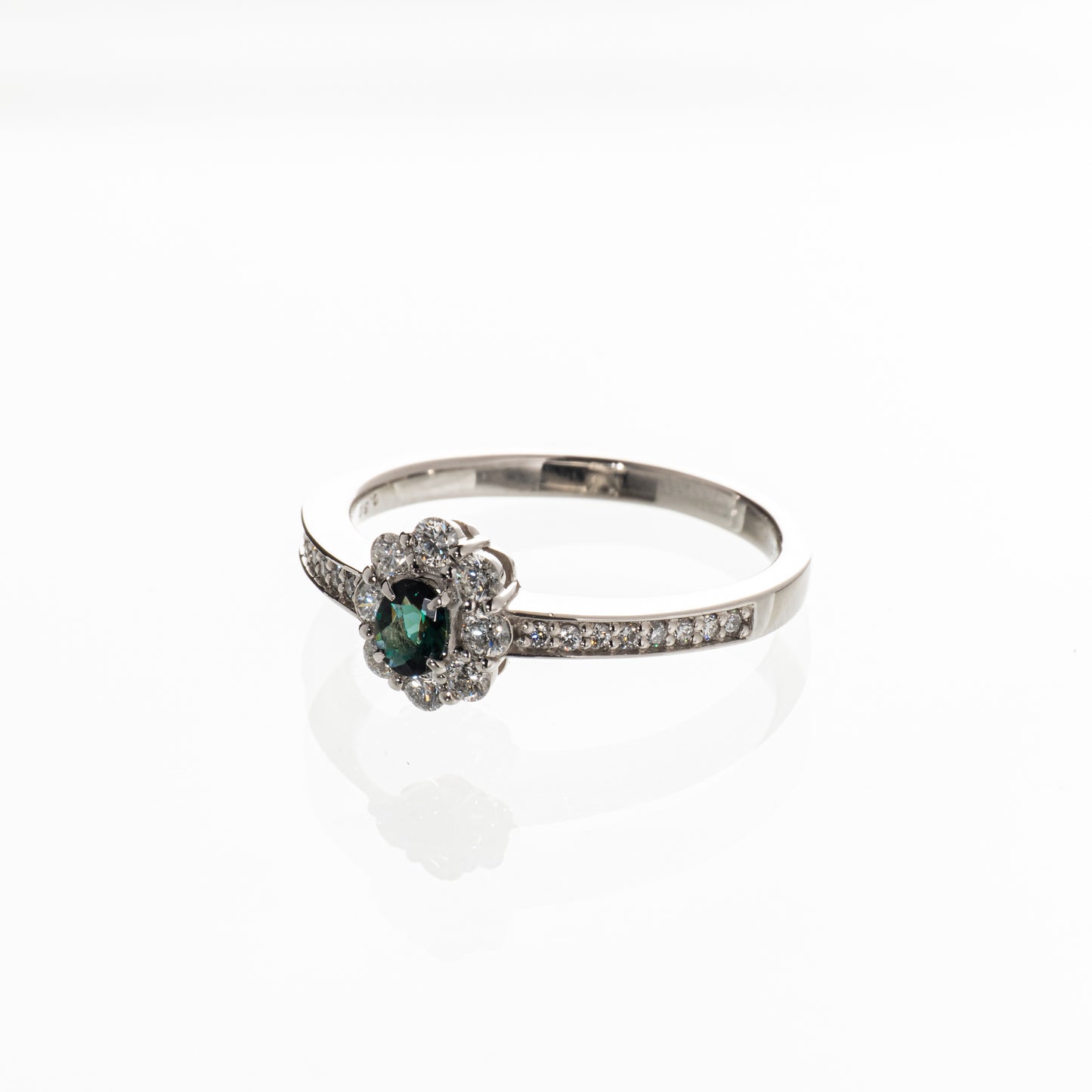 グランディディエライト0.151ct ダイヤモンド0.30ct Pt900 リング