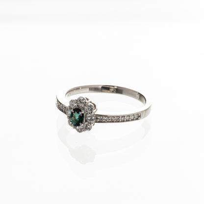 グランディディエライト0.151ct ダイヤモンド0.30ct Pt900 リング
