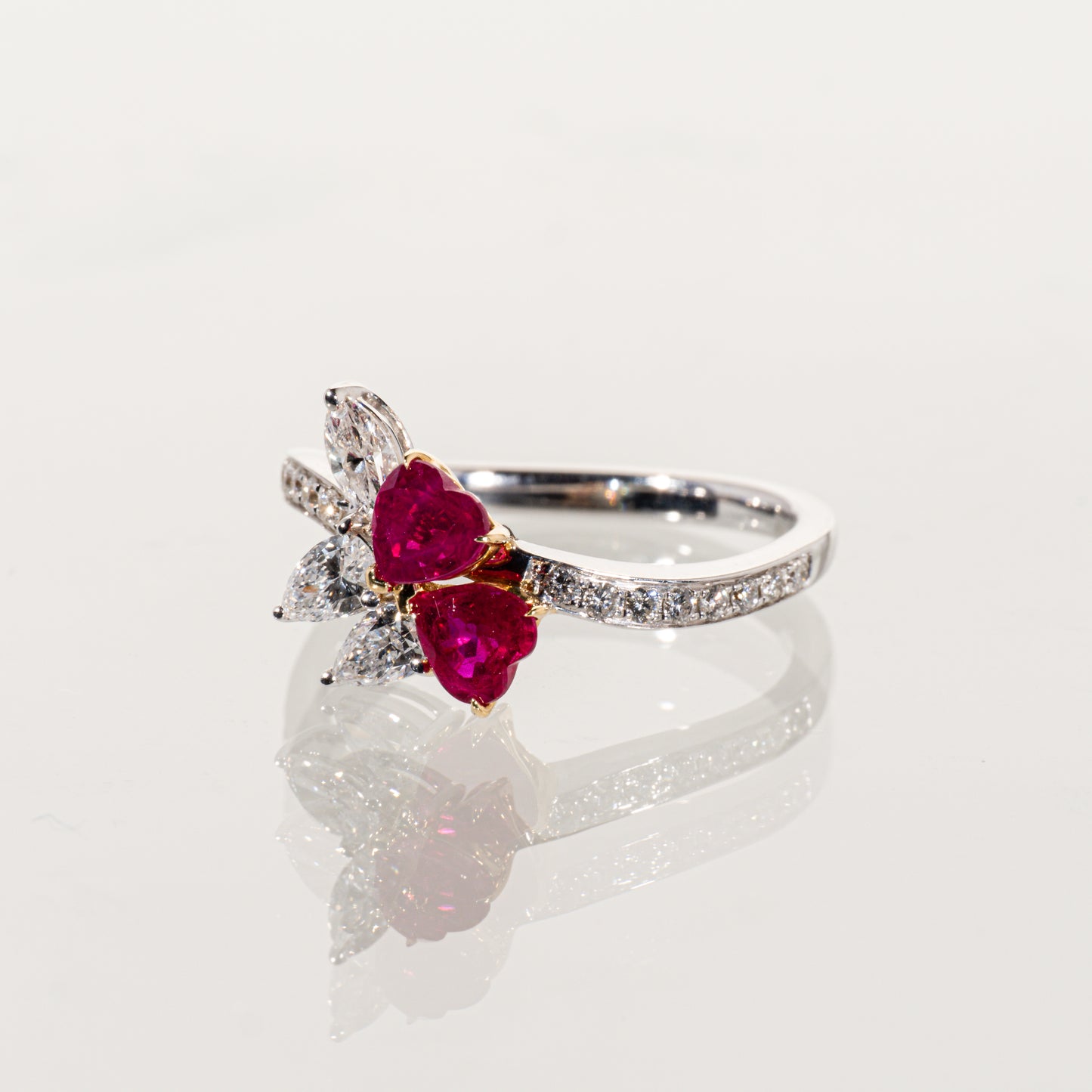 ルビー0.91ct ダイヤモンド0.55ct K18 リング