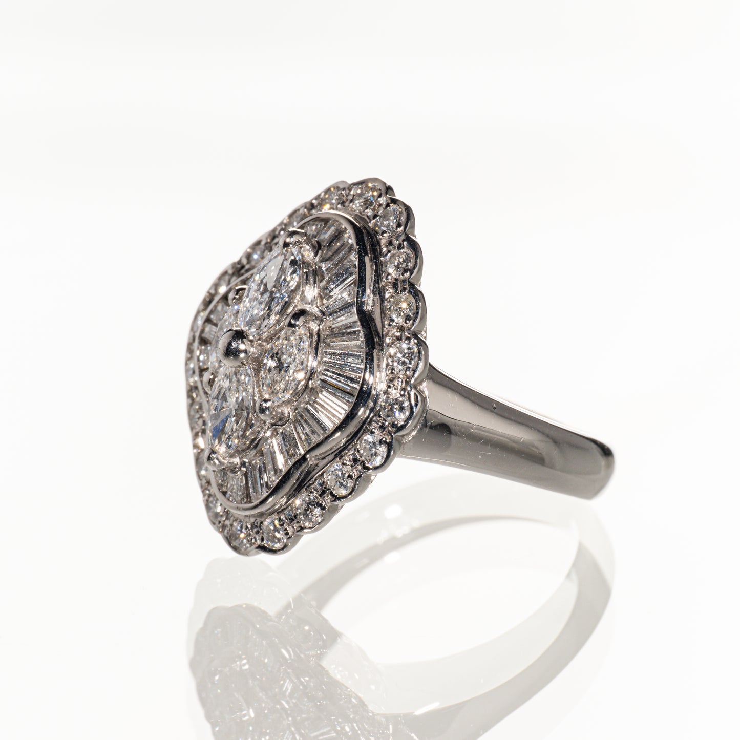 ダイヤモンド1.68ct Pt900 リング