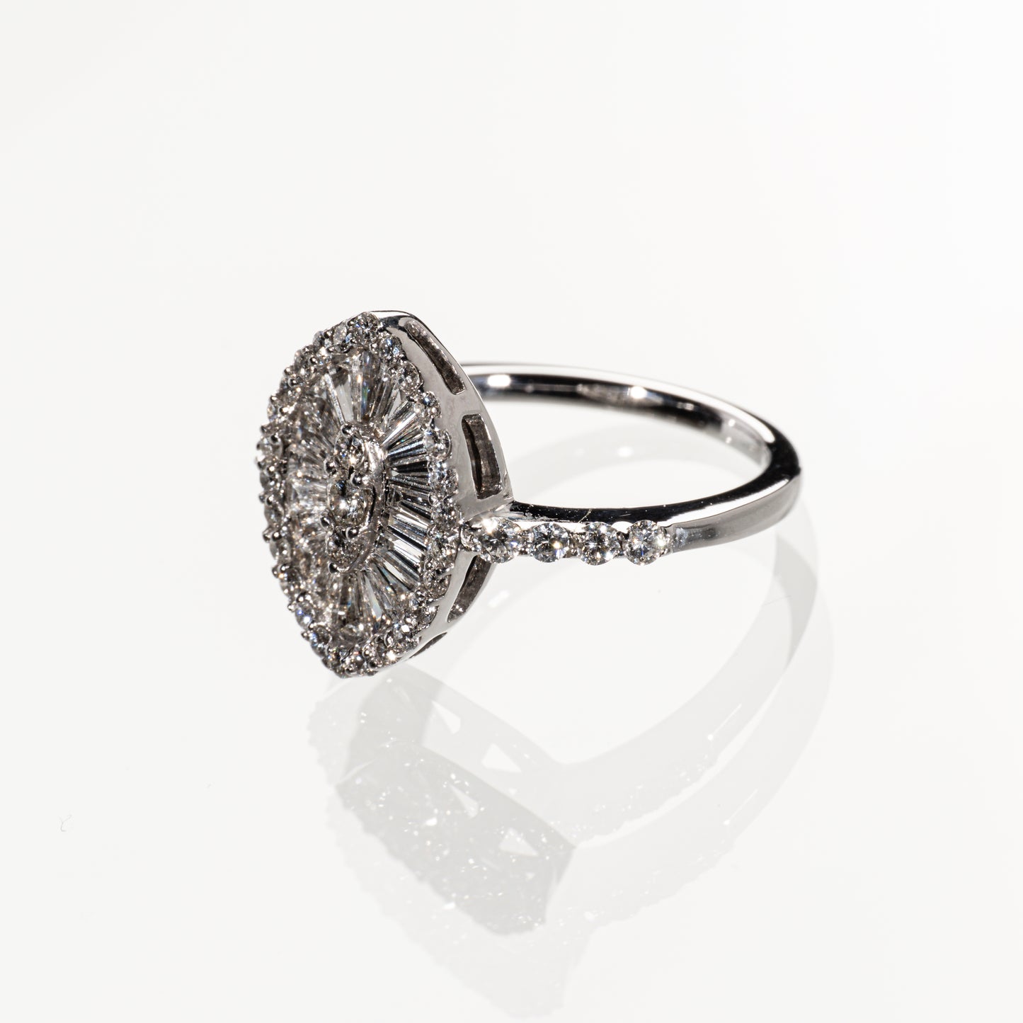 ダイヤモンド1.00ct K18WG リング