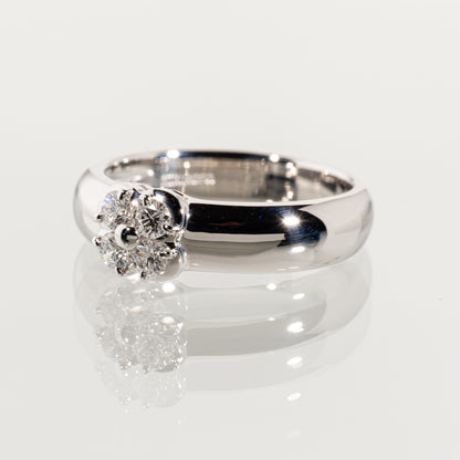MIKIMOTO ダイヤモンド0.29ct Pt950 クローバーリング