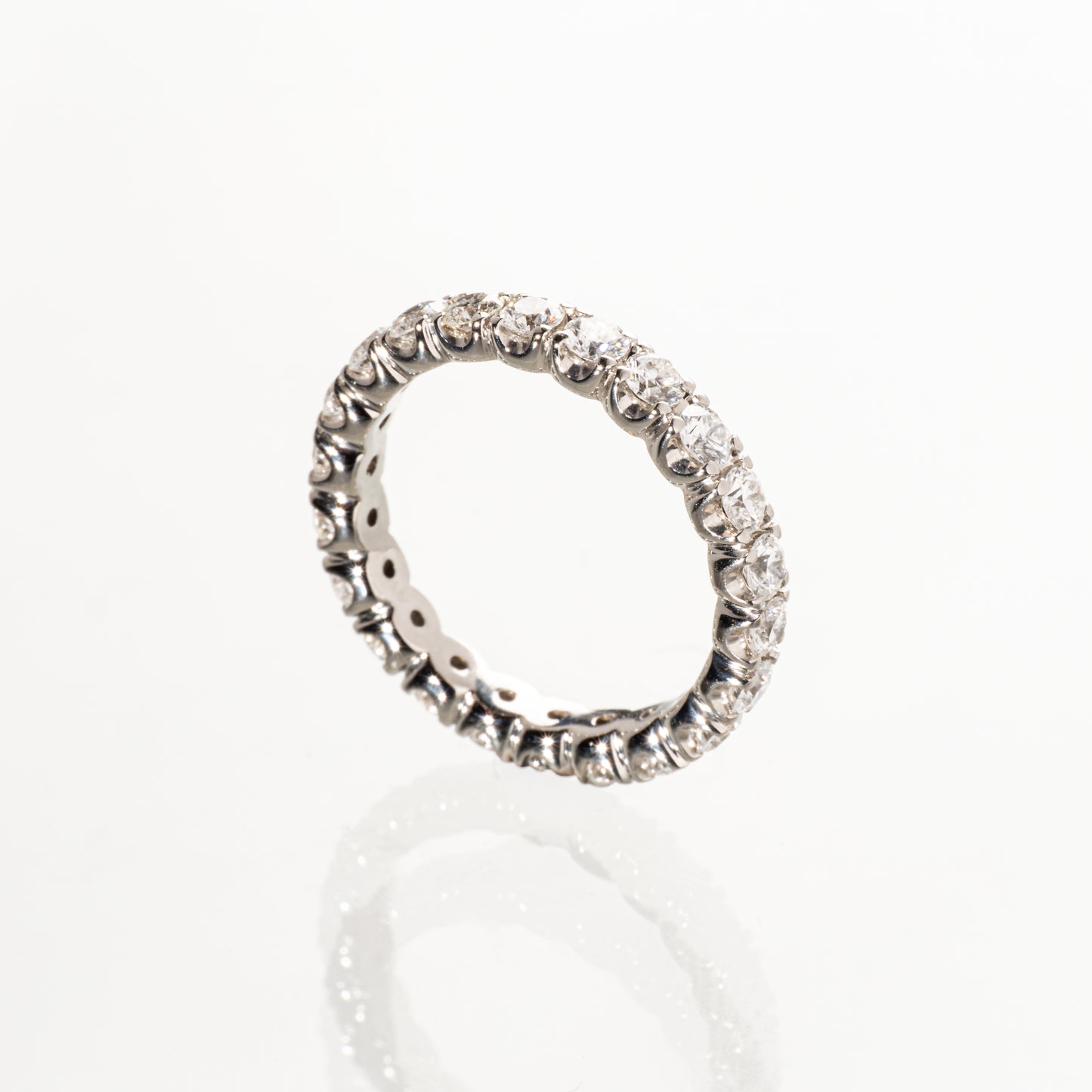 ダイヤモンド1.30ct Pt900 フルエタニティリング