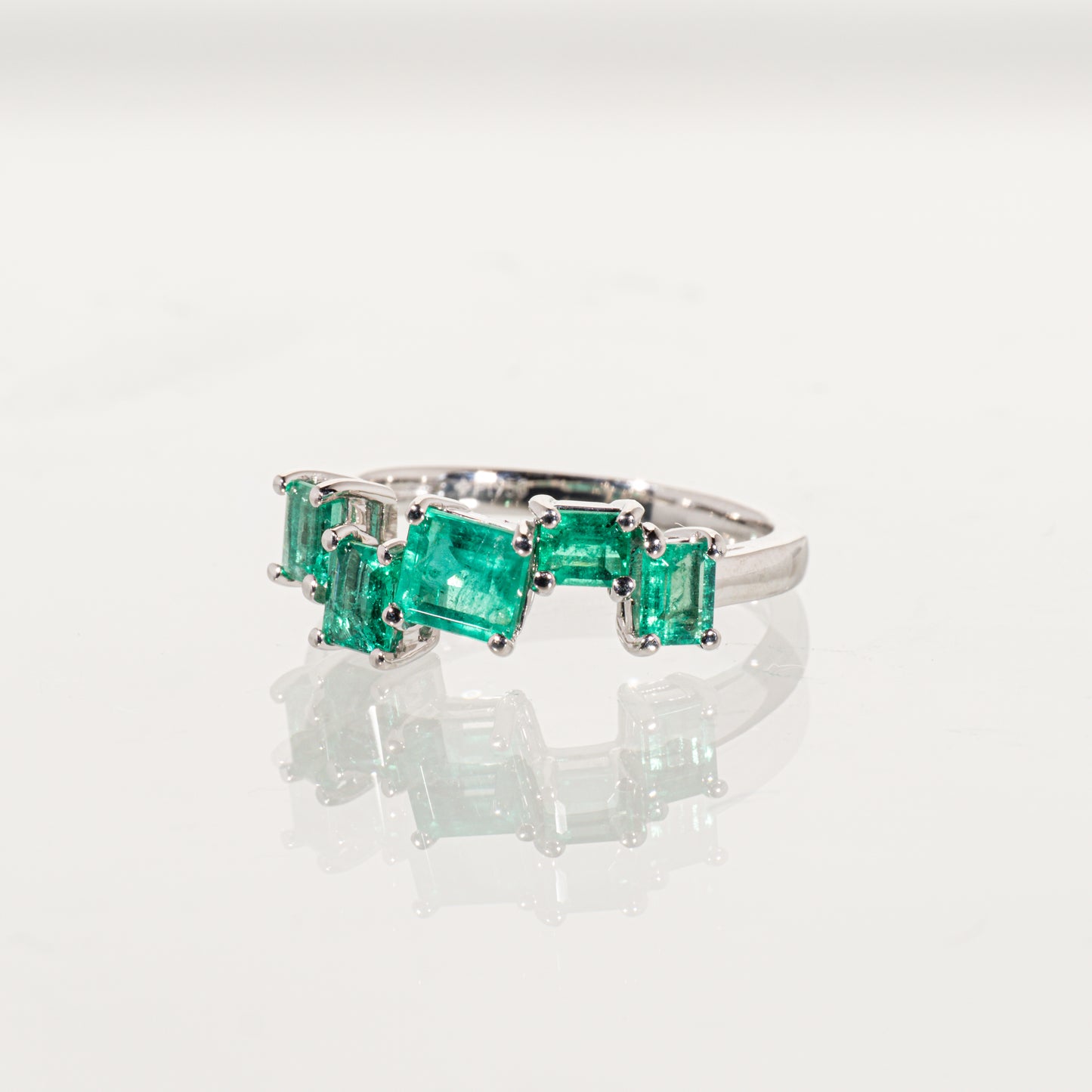 GSTV エメラルド1.00ct Pt950 リング