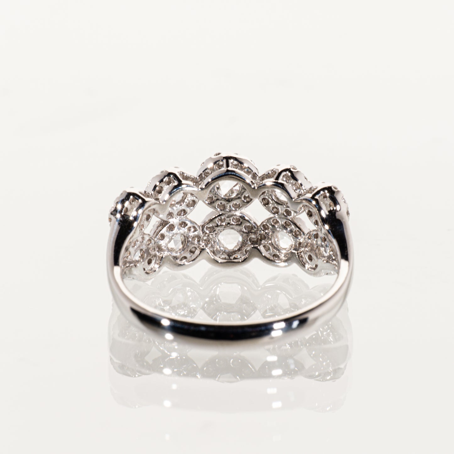ダイヤモンド1.00ct Pt900 ヘイローリング