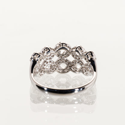 ダイヤモンド1.00ct Pt900 ヘイローリング