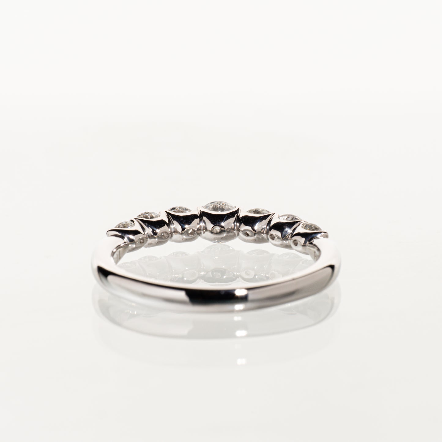 ダイヤモンド1.00ct Pt900 ハーフエタニティリング