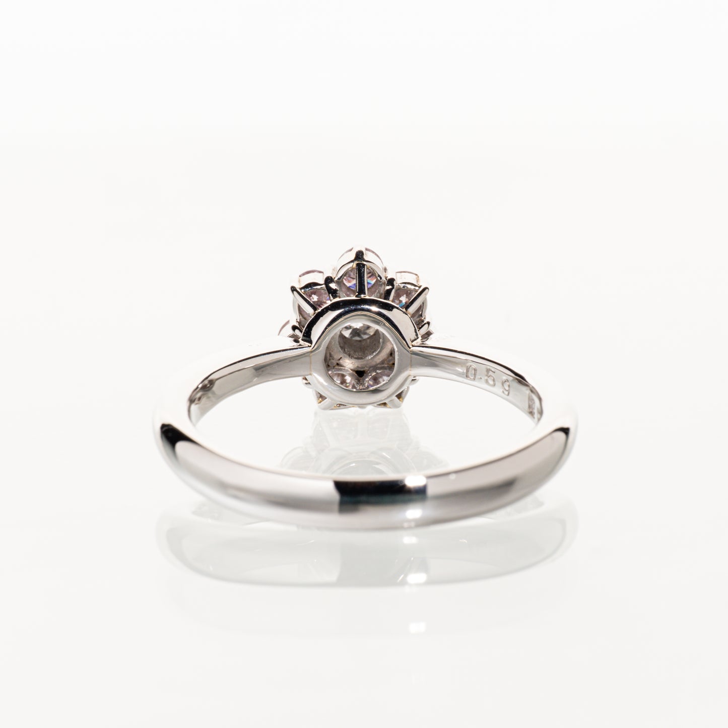 ダイヤモンド0.59ct Pt900 リング