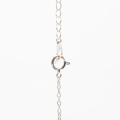 AHKAH カトラスモチーフ ダイヤモンド0.03ct K18WG ネックレス
