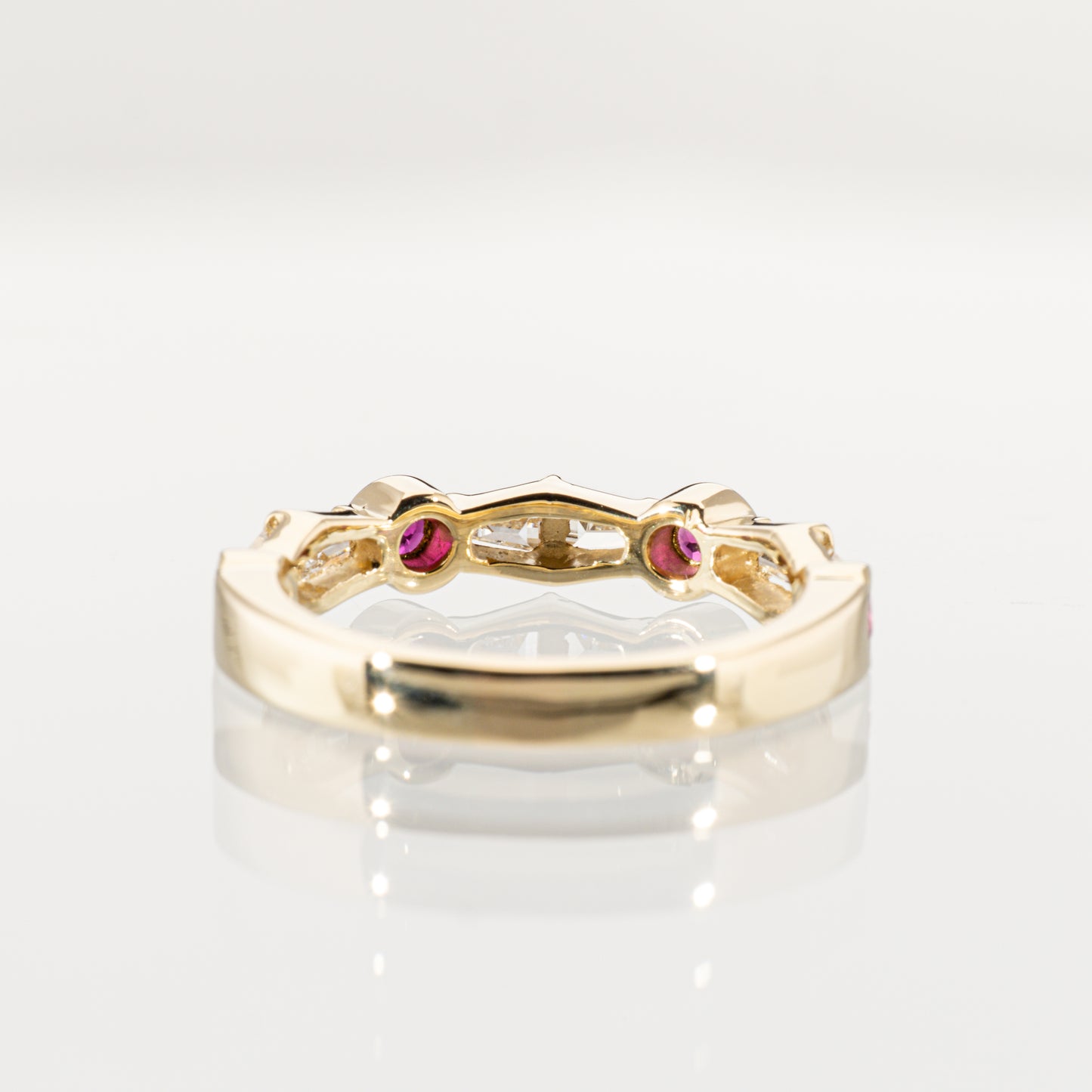 ルビー0.26ct ダイヤモンド0.38ct K18 リング