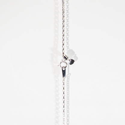 ローズカットダイヤモンド1.80ct K18WG ネックレス