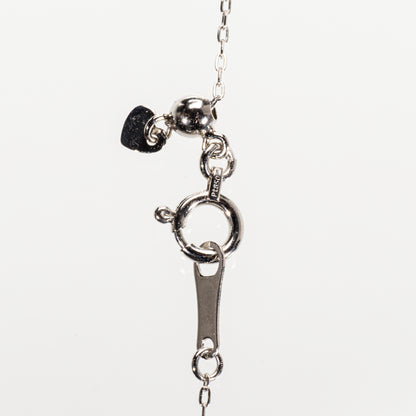 ローズカットダイヤモンド0.10ct メレダイヤモンド0.01ct Pt950/Pt850 ネックレス