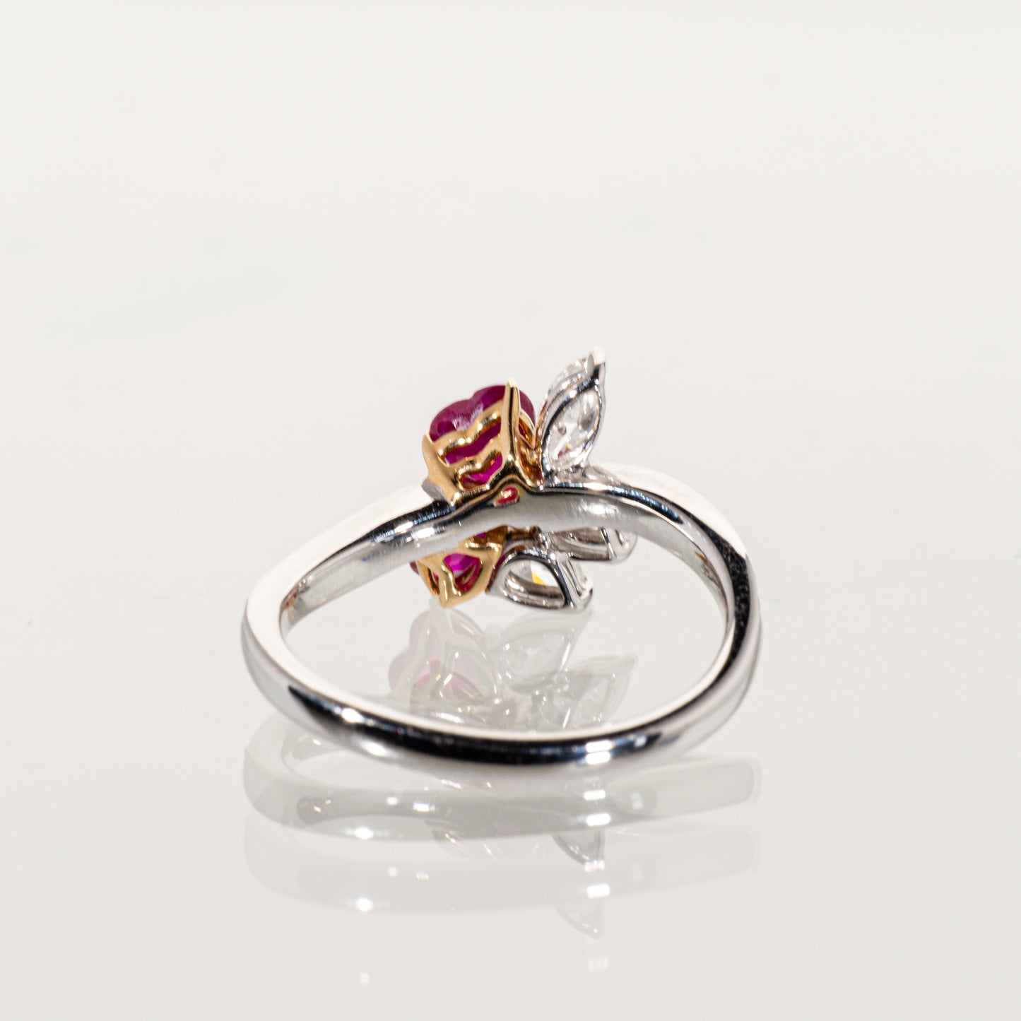 ルビー0.91ct ダイヤモンド0.55ct K18 リング
