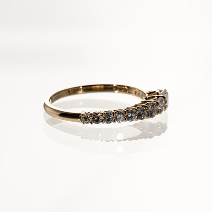 HCO ダイヤモンド0.75ct K18YG グラデーションリング