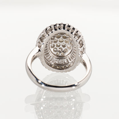 ダイヤモンド1.50ct Pt900 モダンクラシカルリング