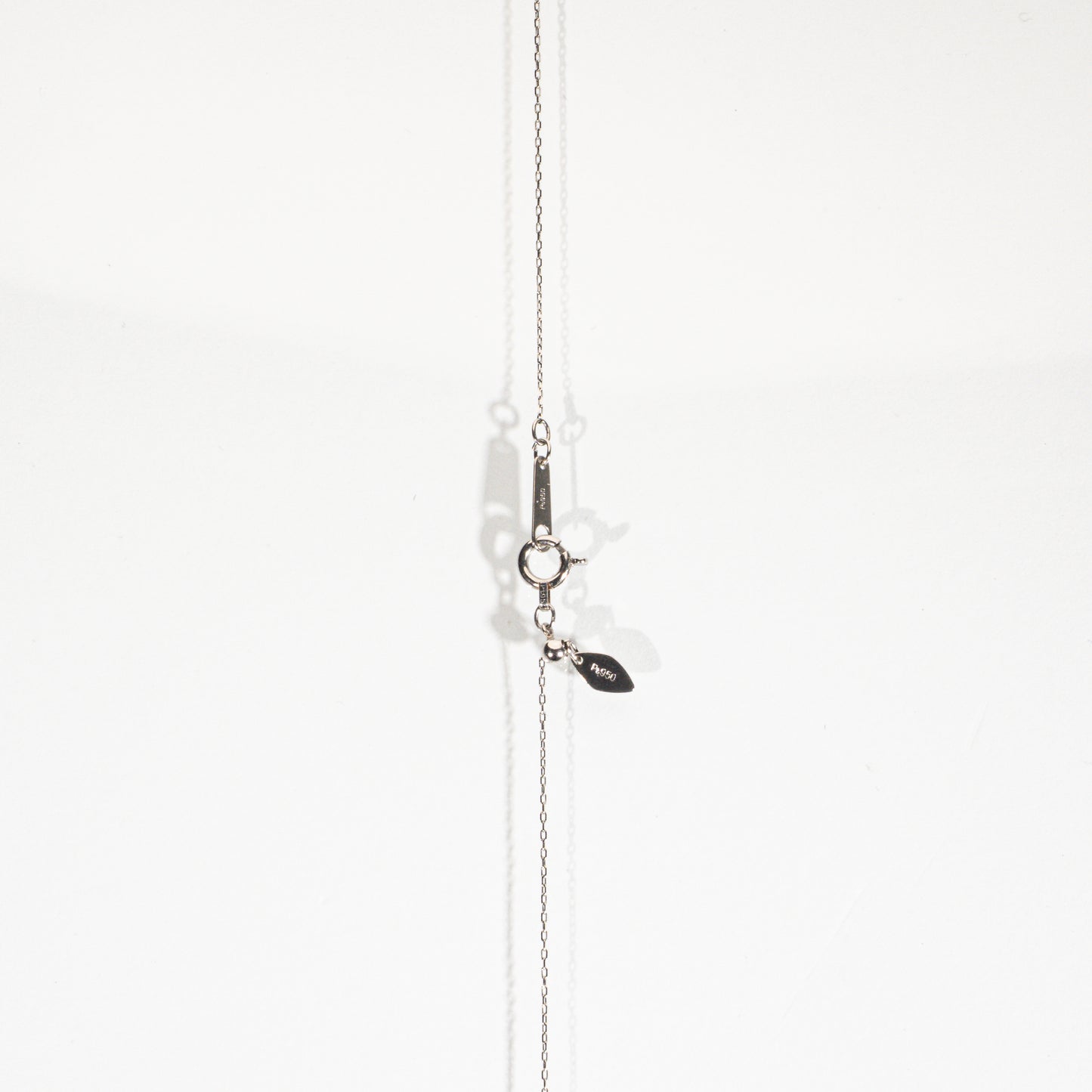 ダイヤモンド0.166ct Pt900/Pt850 プチネックレス