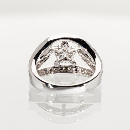 ダイヤモンド1.20ct 750 シューティングスターリング