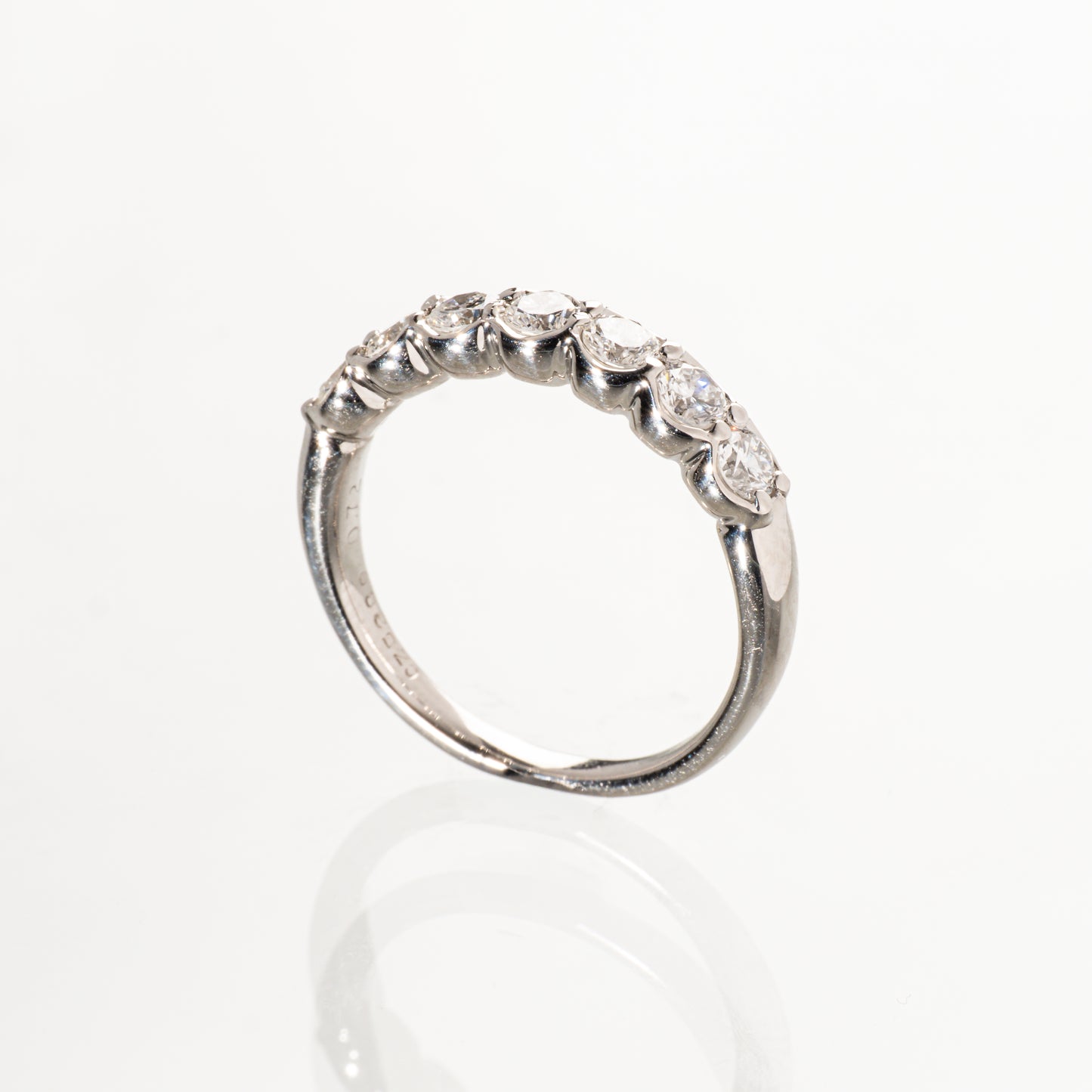 SEIKO JEWELRY ダイヤモンド0.72ct Pt900 ハーフエタニティリング