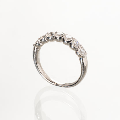 SEIKO JEWELRY ダイヤモンド0.72ct Pt900 ハーフエタニティリング