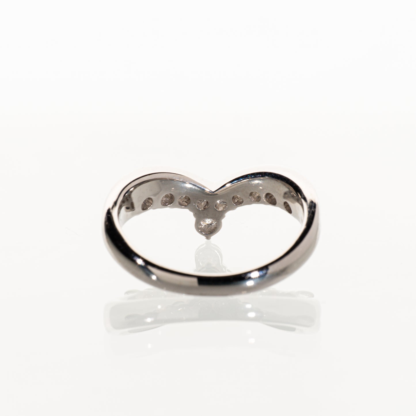 ダイヤモンド0.50ct Pt900 ウェーブリング