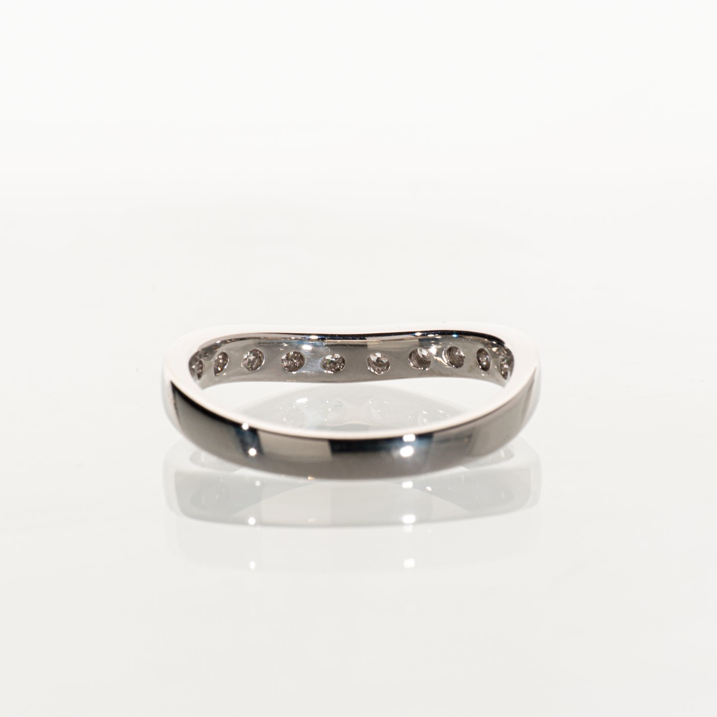 ダイヤモンド0.50ct Pt900 ハーフエタニティリング