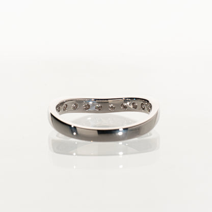 ダイヤモンド0.50ct Pt900 ハーフエタニティリング