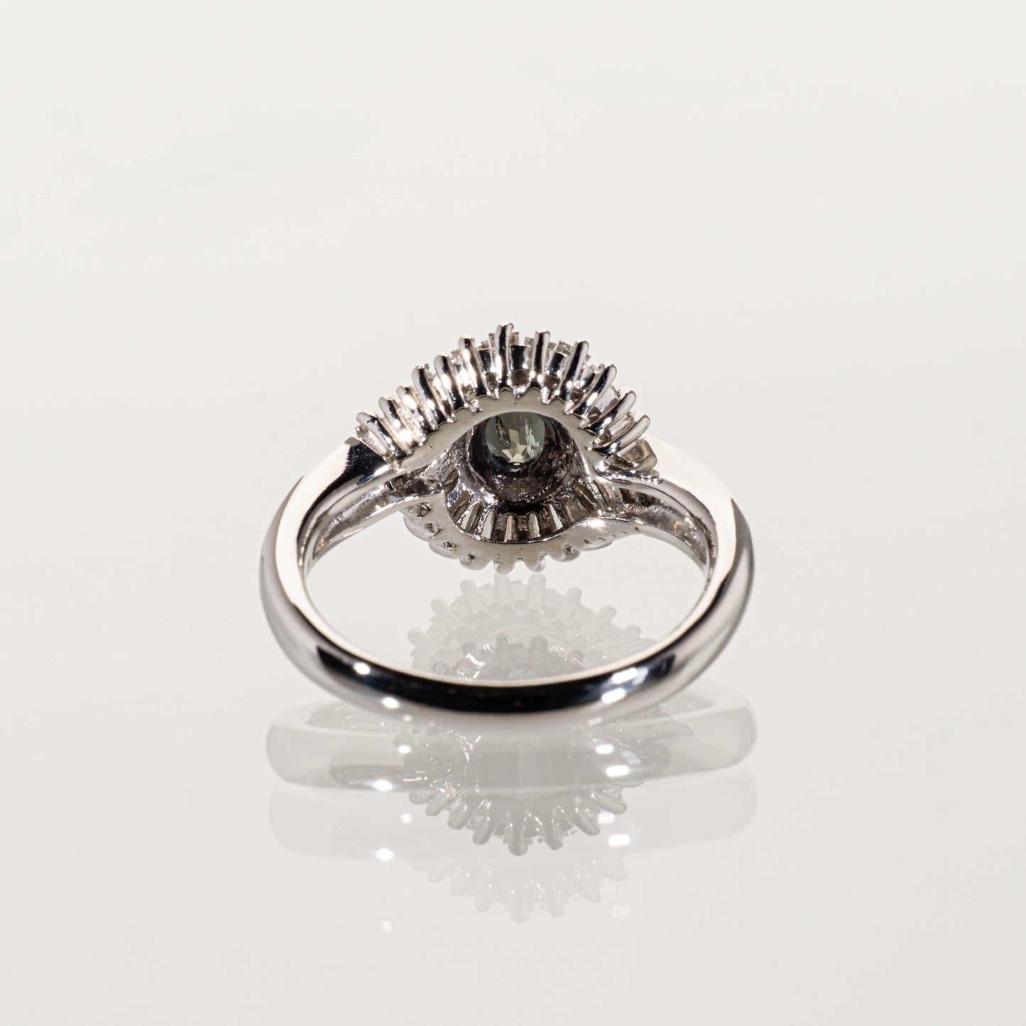 ブラジル産アレキサンドライト0.39ct ダイヤモンド0.53ct Pt900 リング